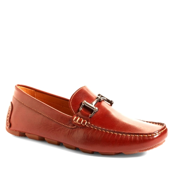 1901 Shoes | Men's Nwot 1901 Cognac M06516 11.5 Leather Marco Driving Shoe | Color: Tan | Size: 11.5 | Debbiet640's Closet